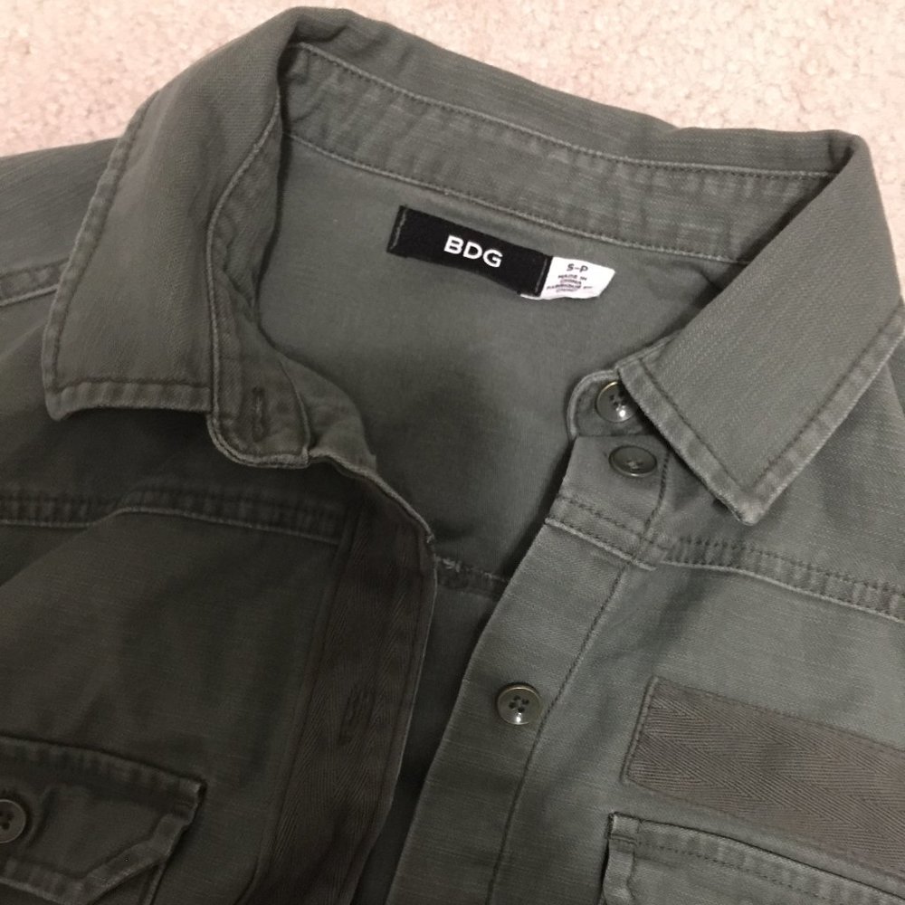 Bdg Olive Green Button-Up Jacket - image 2